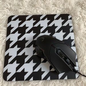 Houndstooth mousepad mouse pad